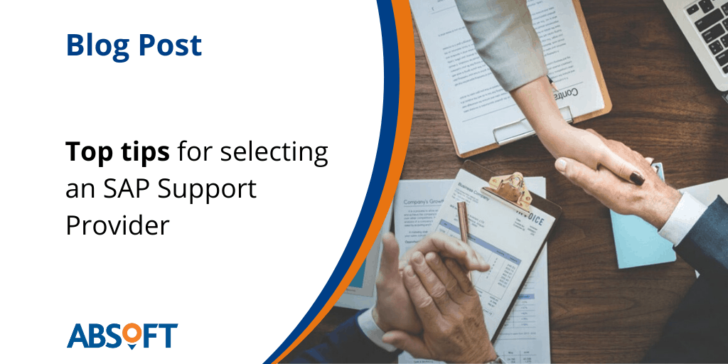Tips for selecting an SAP Support Provider