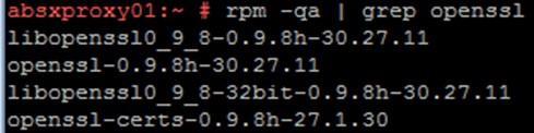 Heartbleed check for Redhat and SuSE