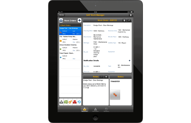 Work Manager ipad